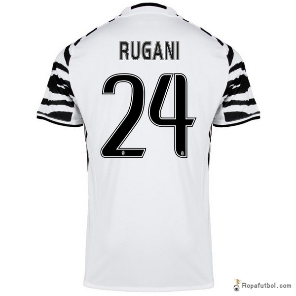 Camiseta Juventus Replica Tercera Ropa Rugani 2016/17 Blanco